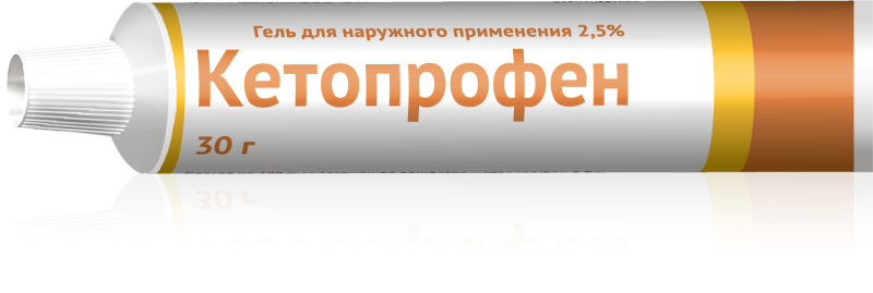 

КЕТОПРОФЕН 2,5% 30г гель для наружного применения Озон