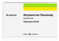 Флуоксетин ланнахер 20мг 20 шт. капсулы
