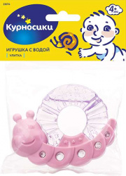 

КУРНОСИКИ прорезыватель с водой Улитка арт.23074