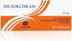 Мелоксикам 15мг 20 шт. таблетки