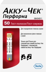 Акку-Чек Перформа тест-полоски, 50 шт.