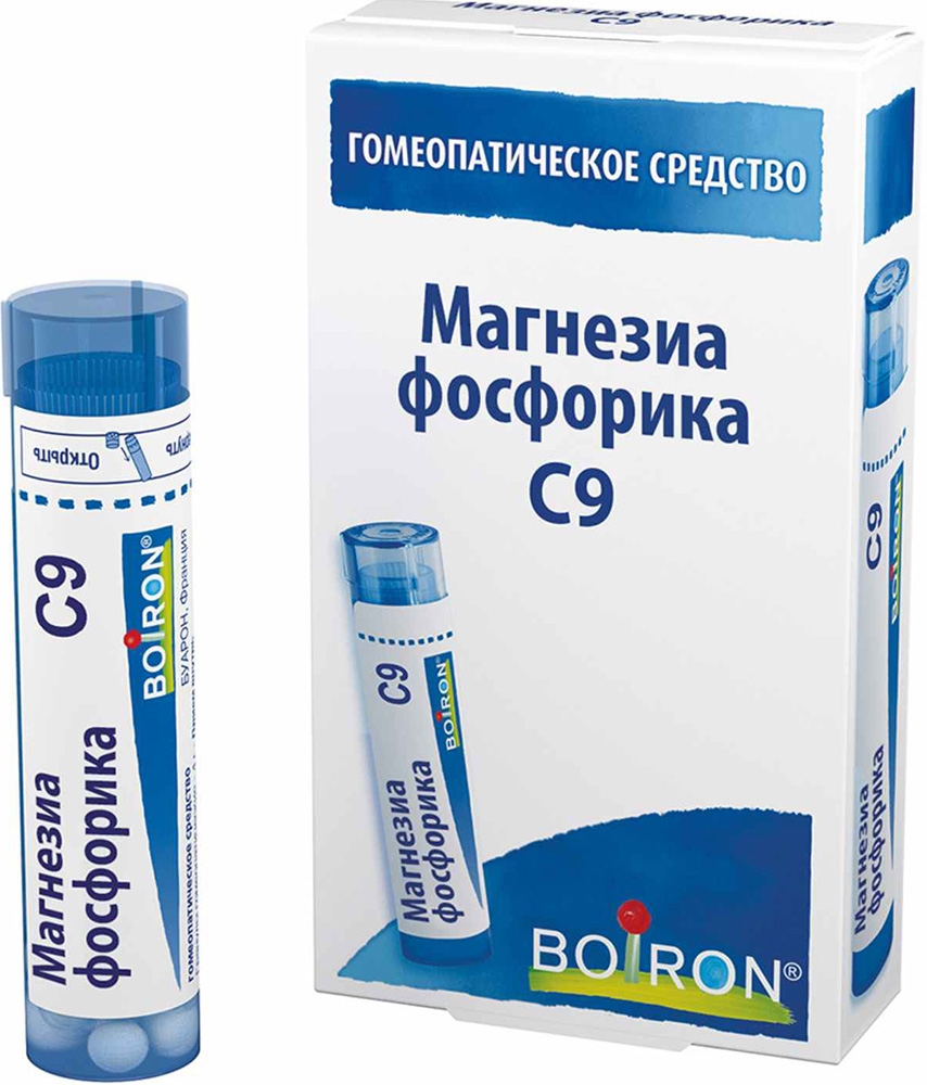 Магнезиа фосфорика с9 4г гранулы гомеопатические