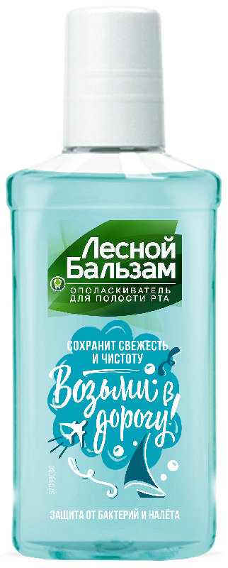 

ЛЕСНОЙ БАЛЬЗАМ ополаскиватель для полости рта Защита от бактерий и налета 90мл Юнилевер