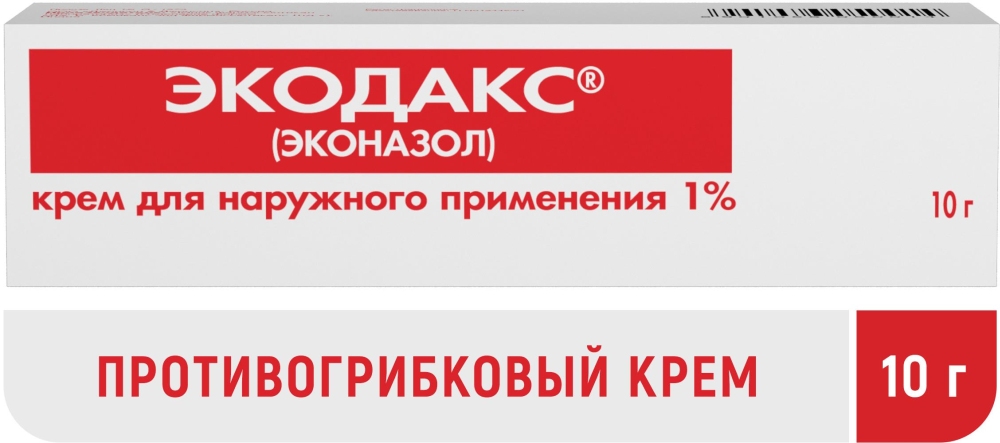 Экодакс 1% 10г крем для наружного применения, фото №1