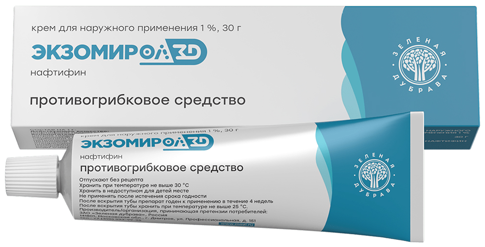 Экзомирол Зд 1% 30г крем для наружного применения
