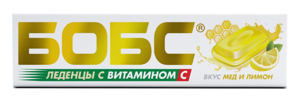 Бобс леденцы медово-лимонные 35г