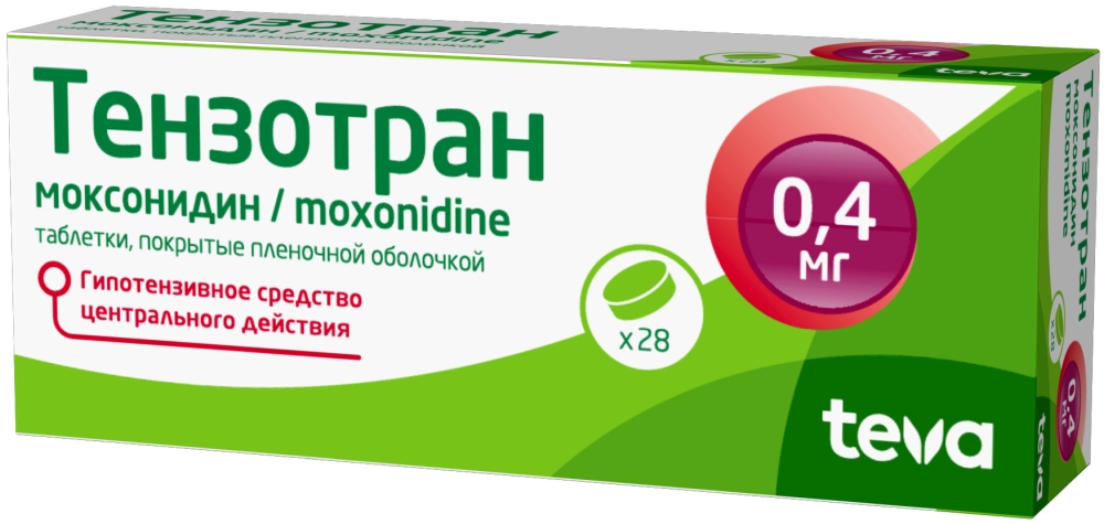 Тензотран 0,4мг 28 шт. таблетки покрытые пленочной оболочкой