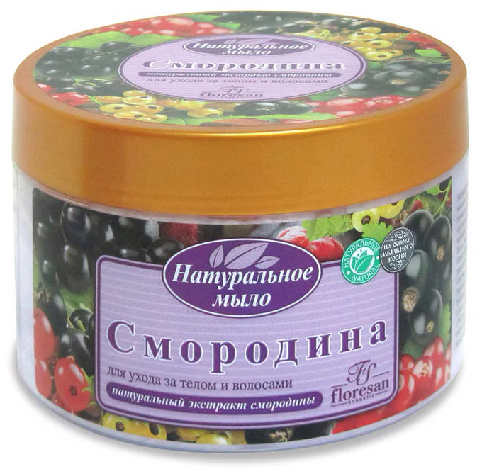 

ФЛОРЕСАН НАТУРАЛЬНОЕ МЫЛО для ухода за телом/волосами Смородина (Ф261) 450г