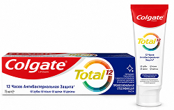 Колгейт Тотал 12 зубная паста Про-отбеливание 75мл