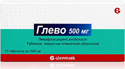 Глево 500мг 10 шт. таблетки покрытые пленочной оболочкой Гленмарк