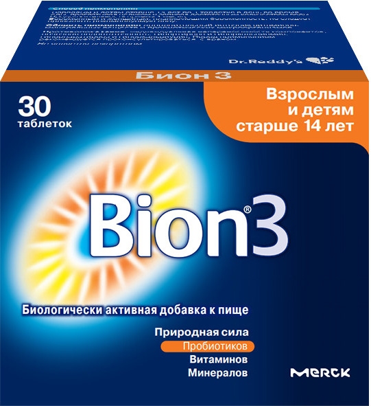 Бион 3 таблетки 30 шт.