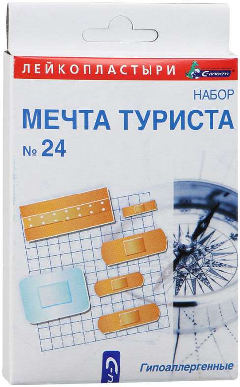 

ПЛАСТЫРЬ набор МЕЧТА ТУРИСТА N24