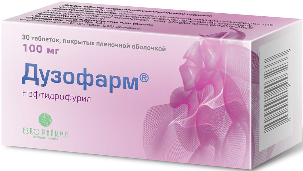 Дузофарм 100мг 30 шт. таблетки покрытые пленочной оболочкой