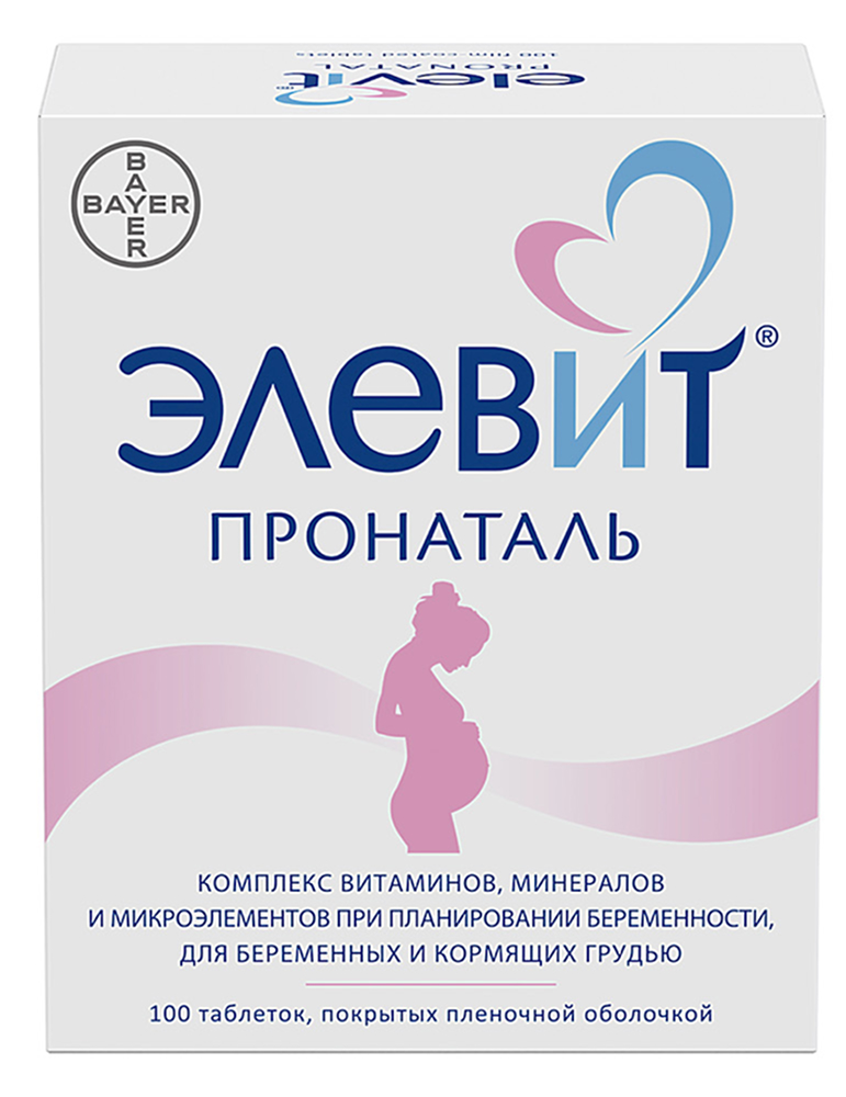 Элевит пронаталь 100 шт. таблетки