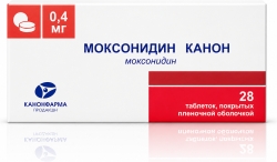 Моксонидин Канон 0,4мг 28 шт. таблетки покрытые пленочной оболочкой