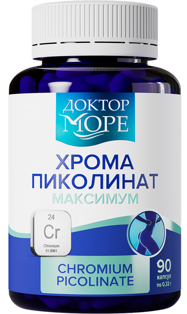 Доктор море хрома пиколинат максимум капсулы 90 шт.