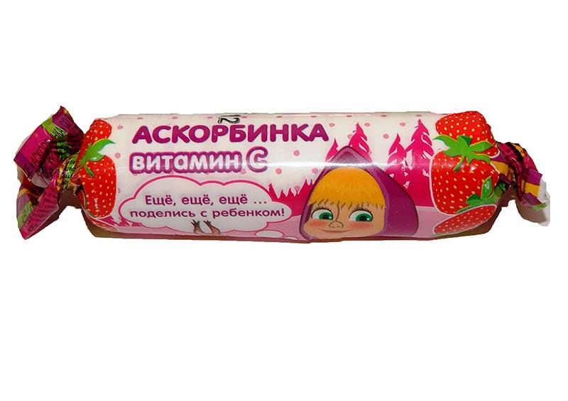 

АСКОРБИНКА МАША И МЕДВЕДЬ таблетки жевательные 10 шт.