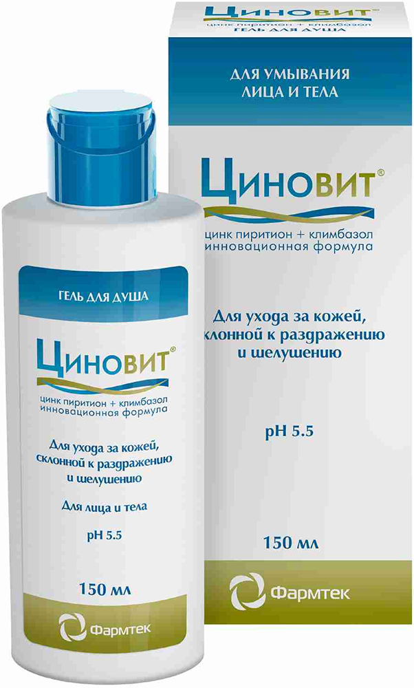 Циновит гель для душа 150мл Зеленая дубрава