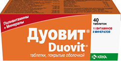 Дуовит 40 шт. таблетки покрытые оболочкой