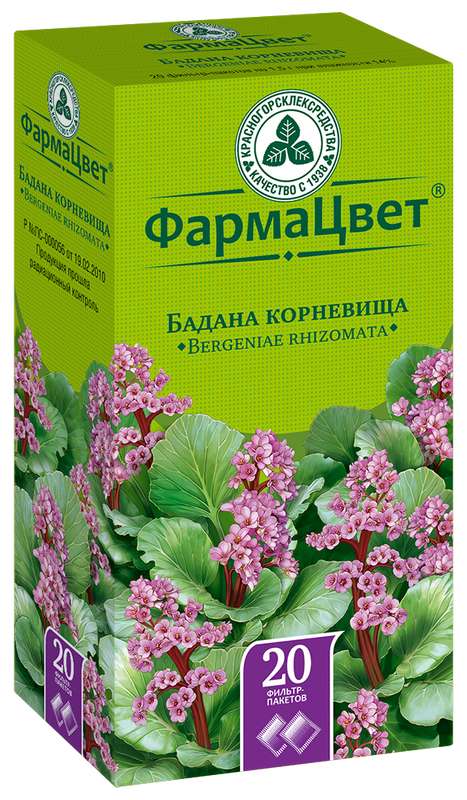 

БАДАН КОРНЕВИЩЕ С КОРНЯМИ 1,5г 20 шт. фильтр-пакет