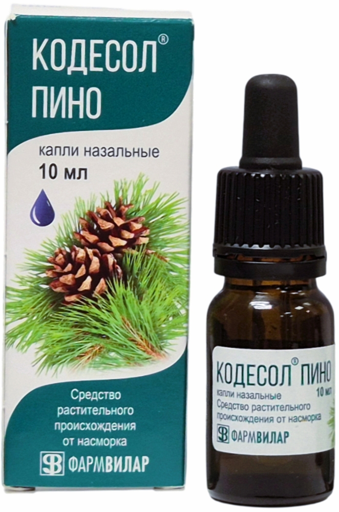 Кодесол пино 10мл капли назальные