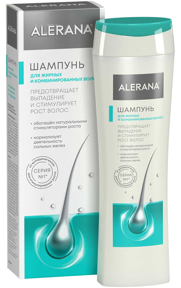 Алерана шампунь для жирных волос 250мл