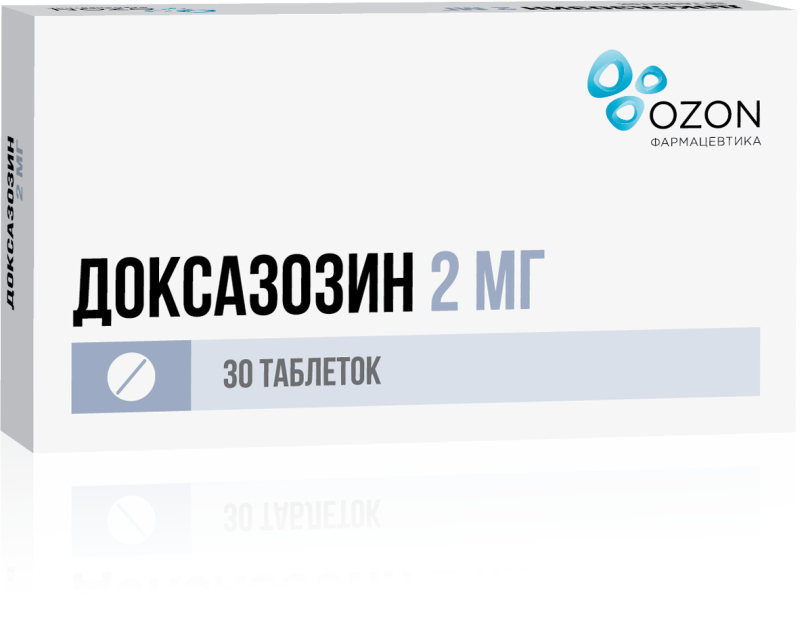 

ДОКСАЗОЗИН таблетки 2 мг 30 шт.