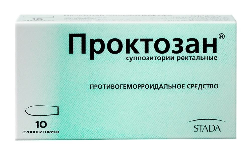 Проктозан 10 шт. суппозитории ректальные