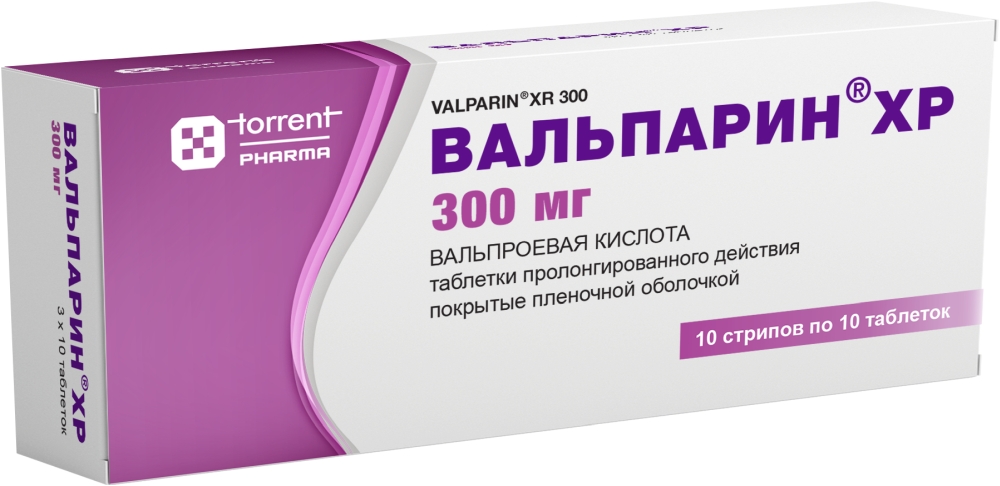Вальпарин хр 300мг 30 шт. таблетки пролонгированного действия покрытые пленочной оболочкой