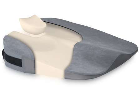 ТРЕЛАКС подушка ортопедическая с откосом на сиденье П17 серый