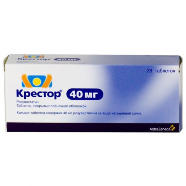

КРЕСТОР таблетки 40 мг 28 шт.