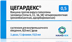 Цегардекс 0,5мл 1 шт. суспензия для внутримышечного введения