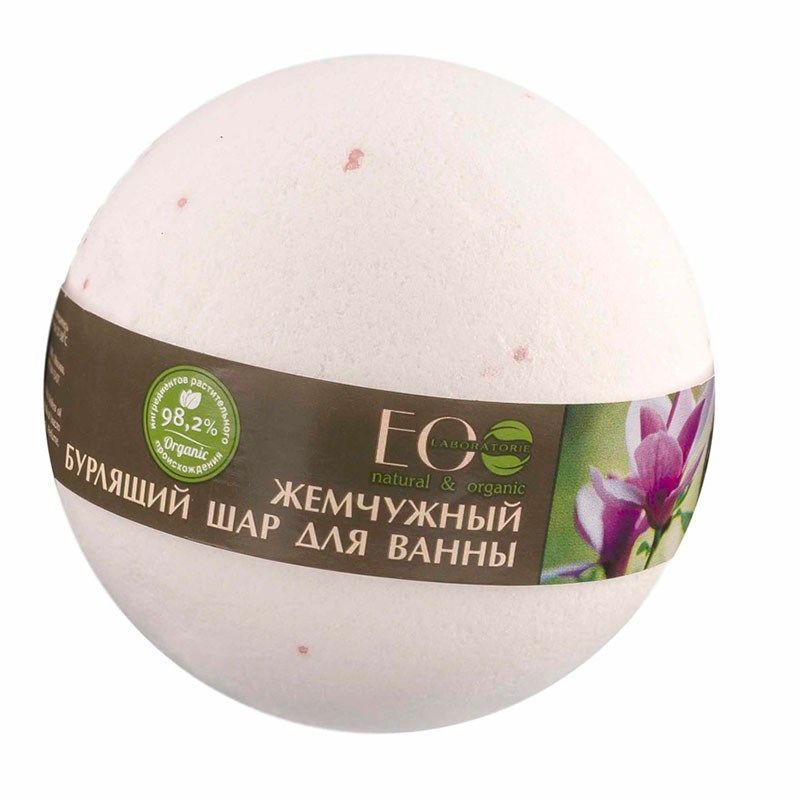 

ЭКОЛАБ шар бурлящий для ванны травяной Магнолия/Иланг-Иланг 220г