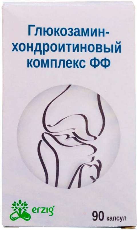 

ГЛЮКОЗАМИН-ХОНДРОИТИНОВЫЙ КОМПЛЕКС ФФ капсулы 90 шт.
