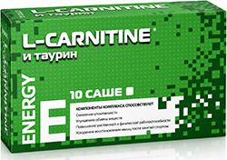 L-карнитин и таурин порошок саше 10 шт.