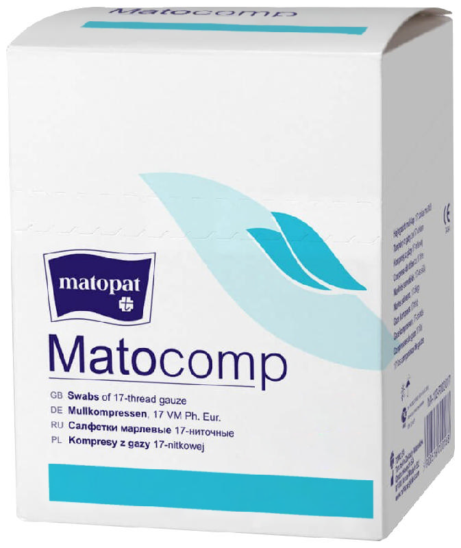 

МАТОПАТ МАТОКОМП салфетки стерильные 10х20см 8с17н 3 шт.
