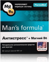Мен'с формула антистресс+магний в6 капсулы 60 шт.