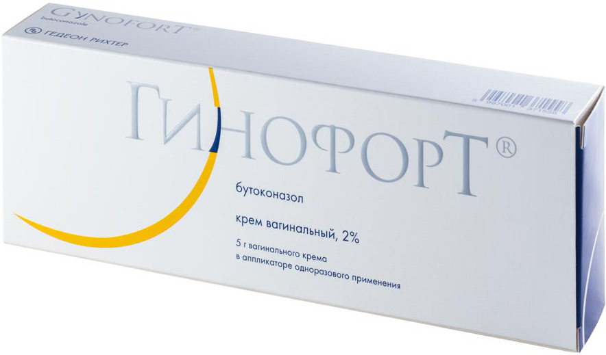 Гинофорт 2% 5г крем вагинальный