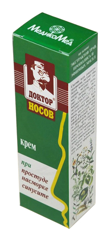 

ДОКТОР НОСОВ крем при простуде 30мл Медикомед НПФ,ООО