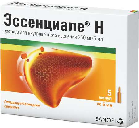 

ЭССЕНЦИАЛЕ 250мг/5мл 5мл 5 шт. раствор для внутривенного введения Санофи-Авентис С.П.А.