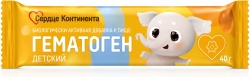 Сердце континента гематоген детский 40г