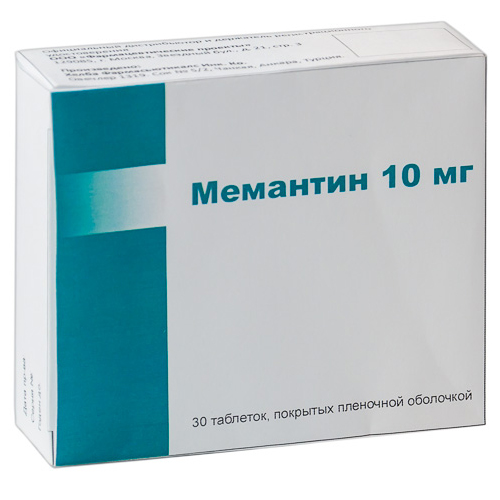 

МЕМАНТИН таблетки 10 мг 30 шт.