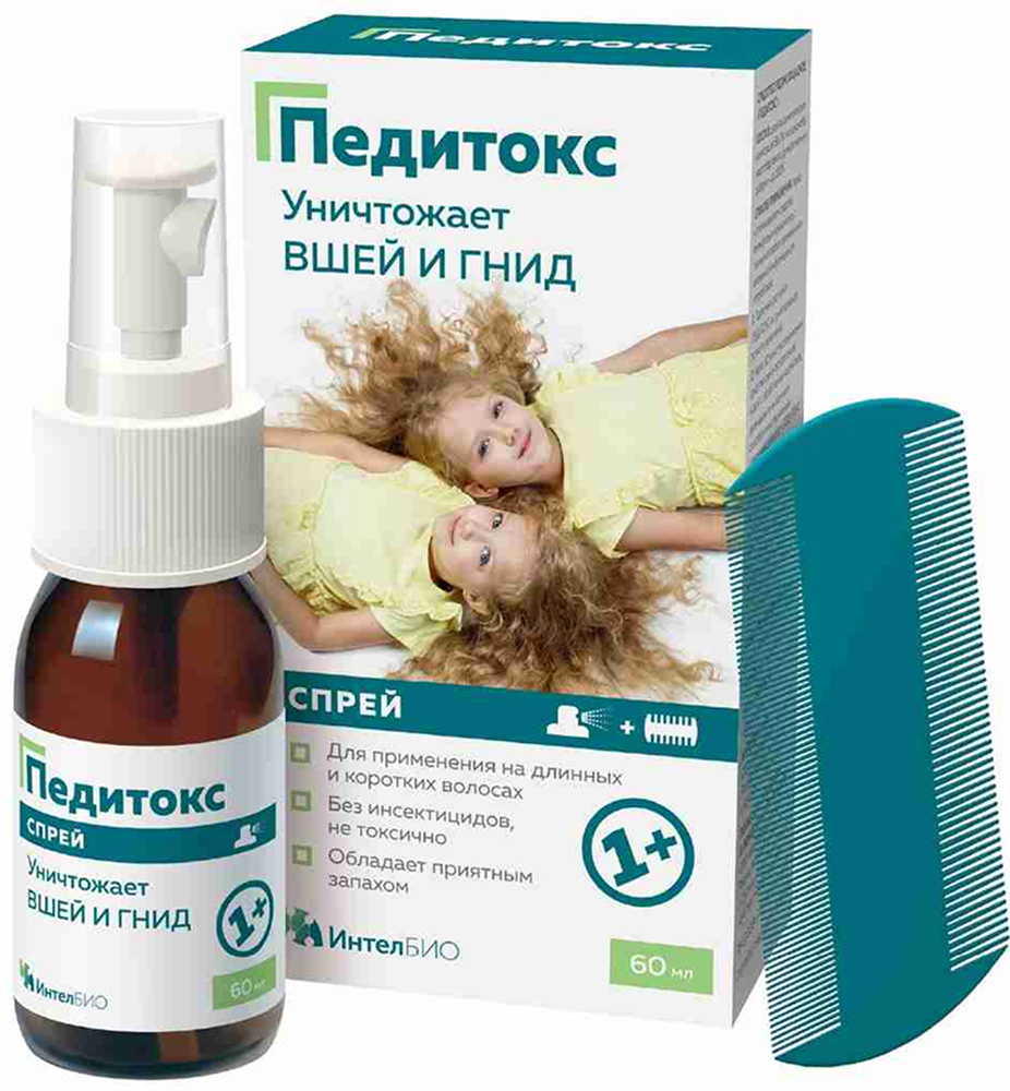 Педитокс спрей педикулицидный 60мл