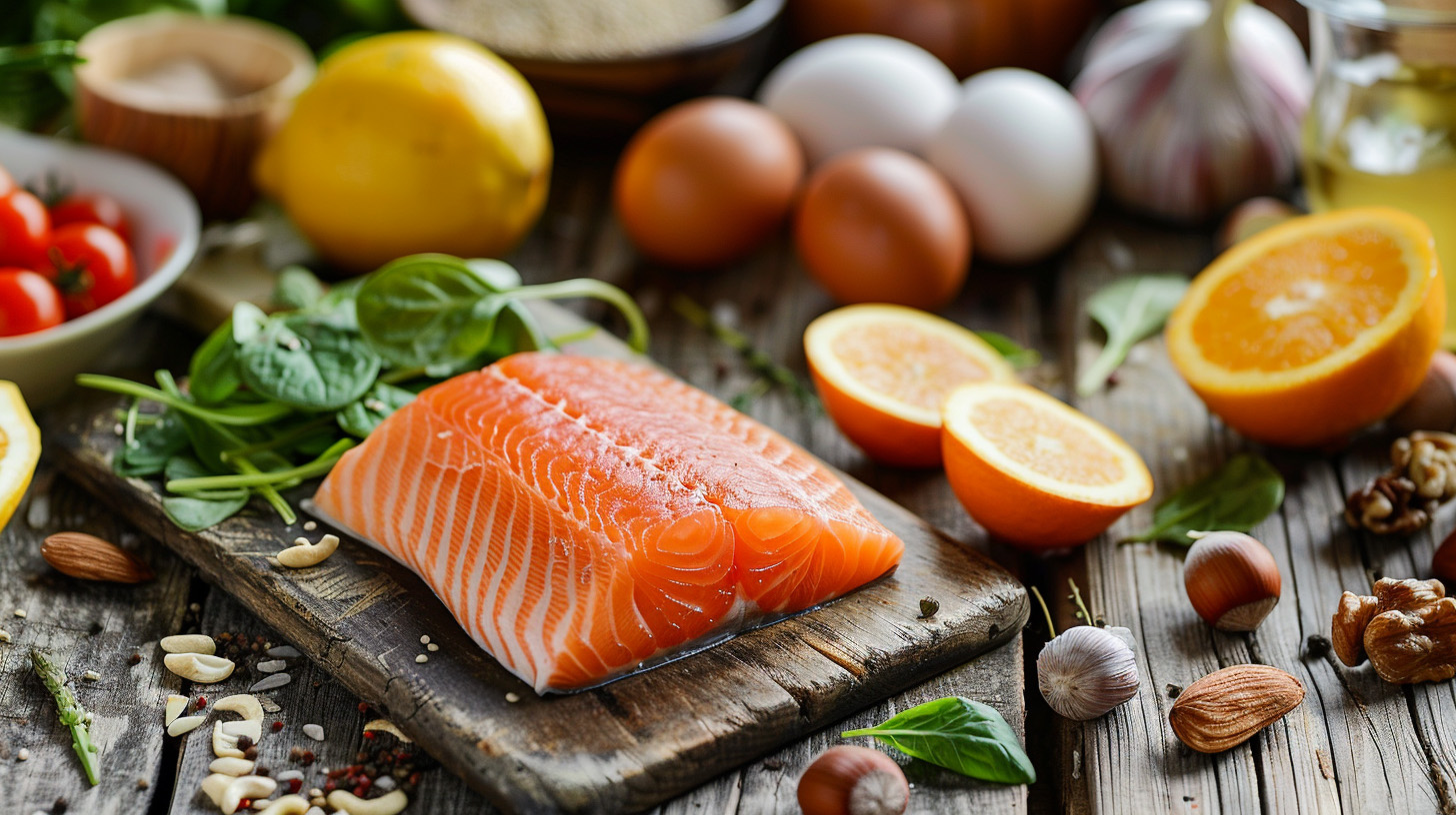 Продукты, содержащие витамины A, B, C, D, E и K