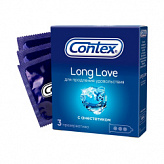 КОНТЕКС презервативы Лонг Лав 3 шт. 