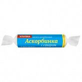 ВИТАТЕКА АСКОРБИНКА таб. 25мг с сахаром 2,9г N10 крутка ВИТАТЕКА АСКОРБИНКА таб. 25мг с сахаром 2,9г N10 крутка