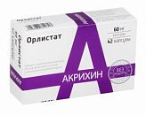 ОРЛИСТАТ 60мг 42 шт. капсулы Польфарма Акрихин ОРЛИСТАТ 60мг 42 шт. капсулы Польфарма Акрихин