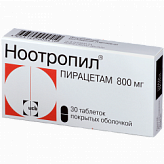 НООТРОПИЛ 800мг N30 таб. покрытые оболочкой НООТРОПИЛ 800мг N30 таб. покрытые оболочкой