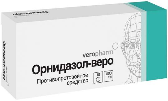 Орнидазол-Веро 500мг 10 Шт. Таблетки Купить По Выгодным Ценам АСНА