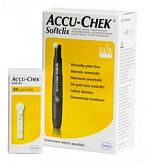 Акку-чек софткликс, устройство для прокалывания кожи набор: 1 устройство и 25 ланцетов